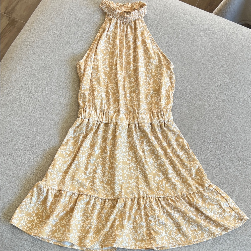 Floral Halter Dress
